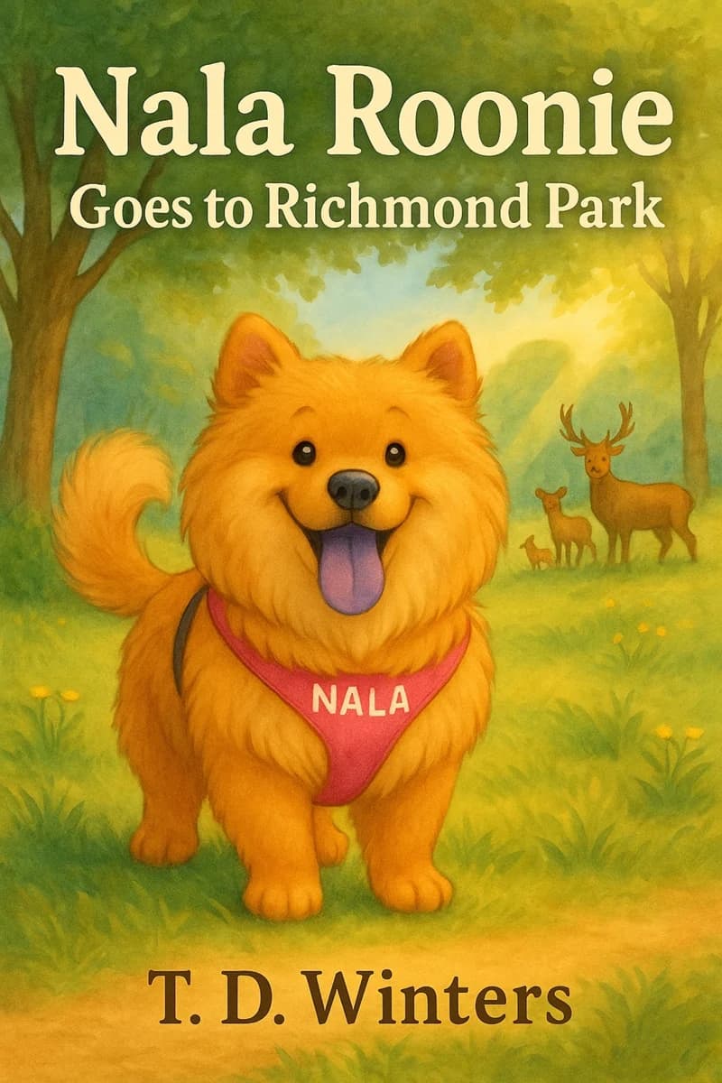 Book cover: Nala Roonie Goes to Richmond Park by T. D. Winters